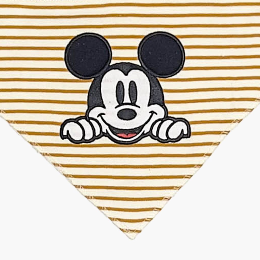 MICKEY PRINTED BANDANA BIBS