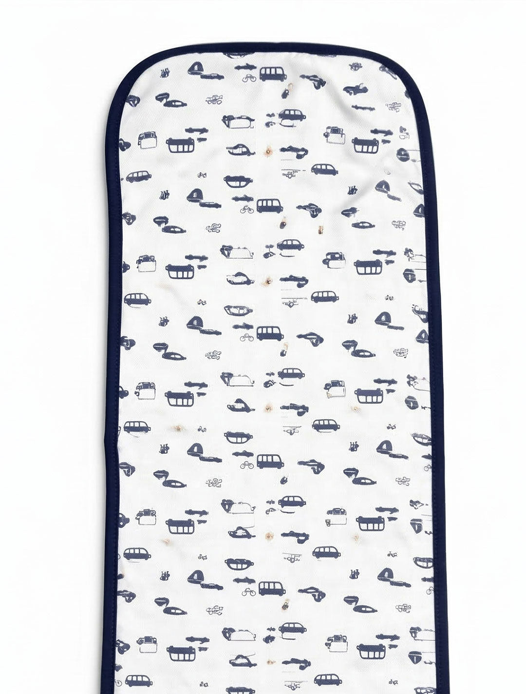 NAVY BLUE CAR PRINTED BURP CLOTH