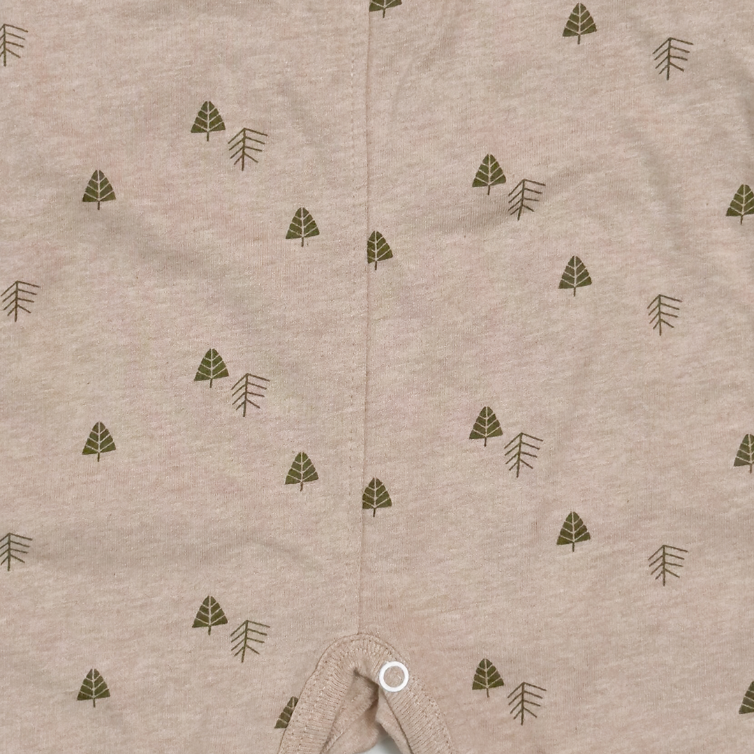 BEIGE PATTERNED DUNGAREE