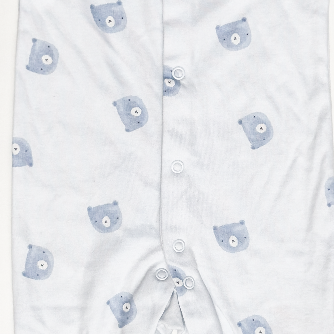 BLUE TEADDY SLEEPSUIT