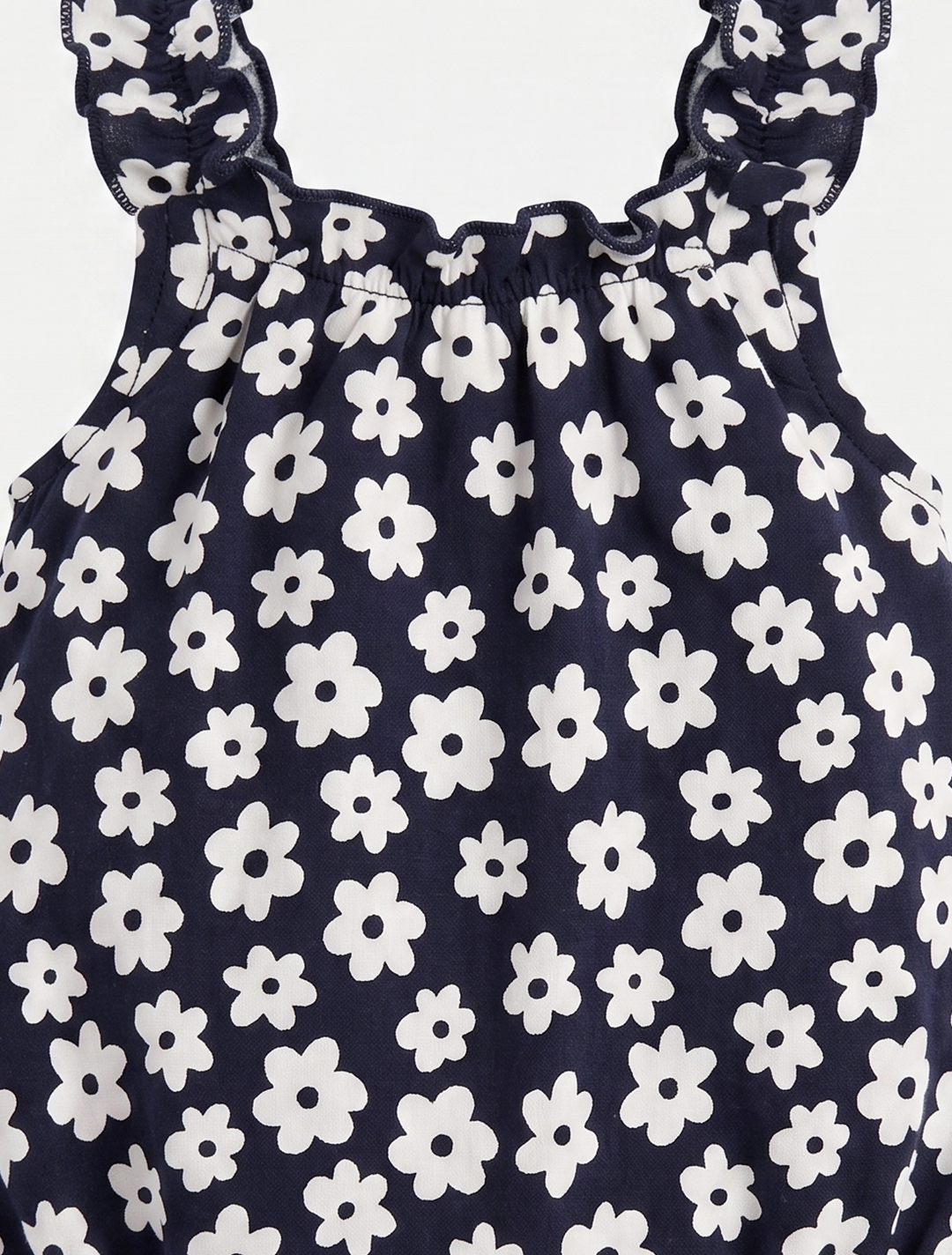 BLACK FLORAL FANCY ONESIE