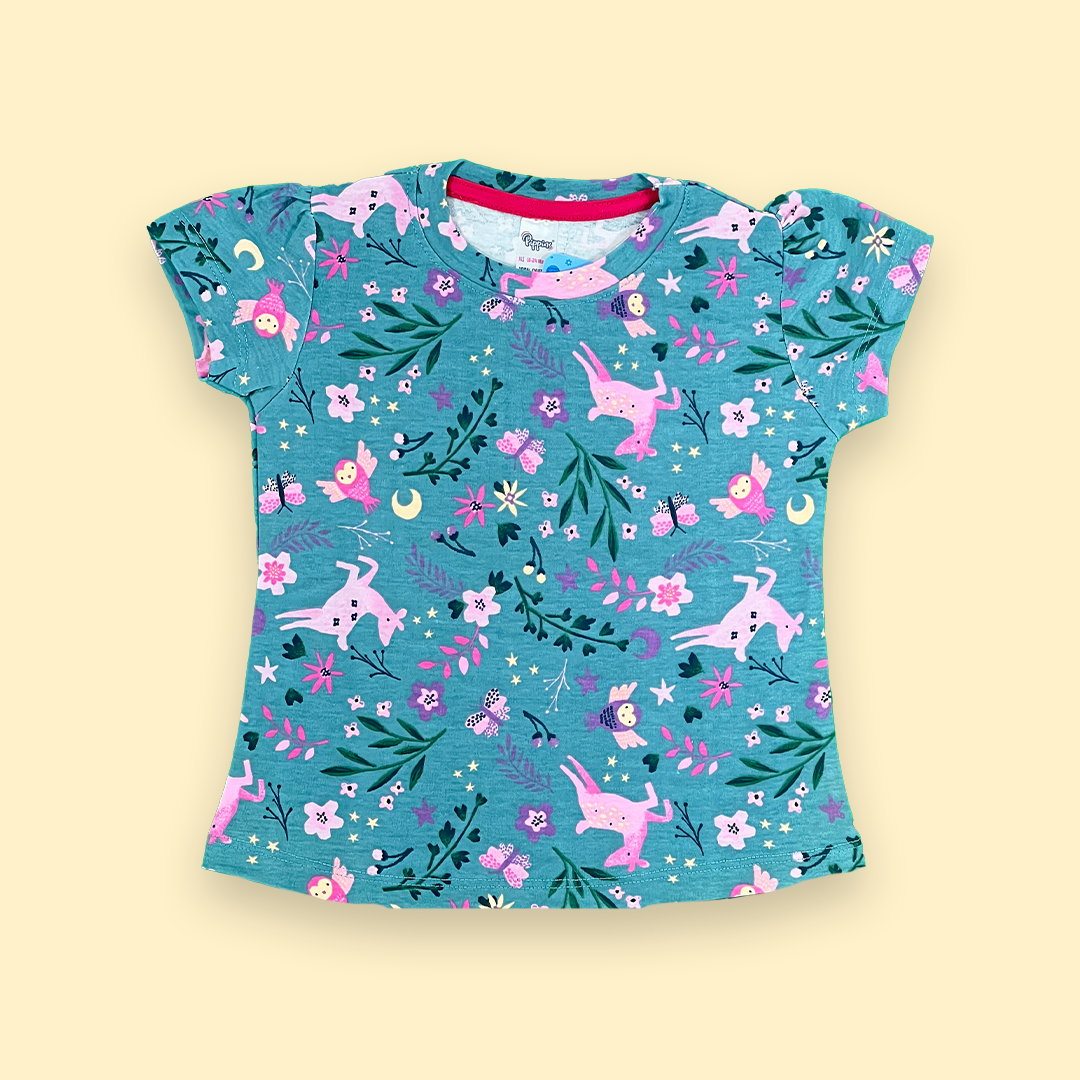 Forest Printed Girls Two Piece - 18-24 Months