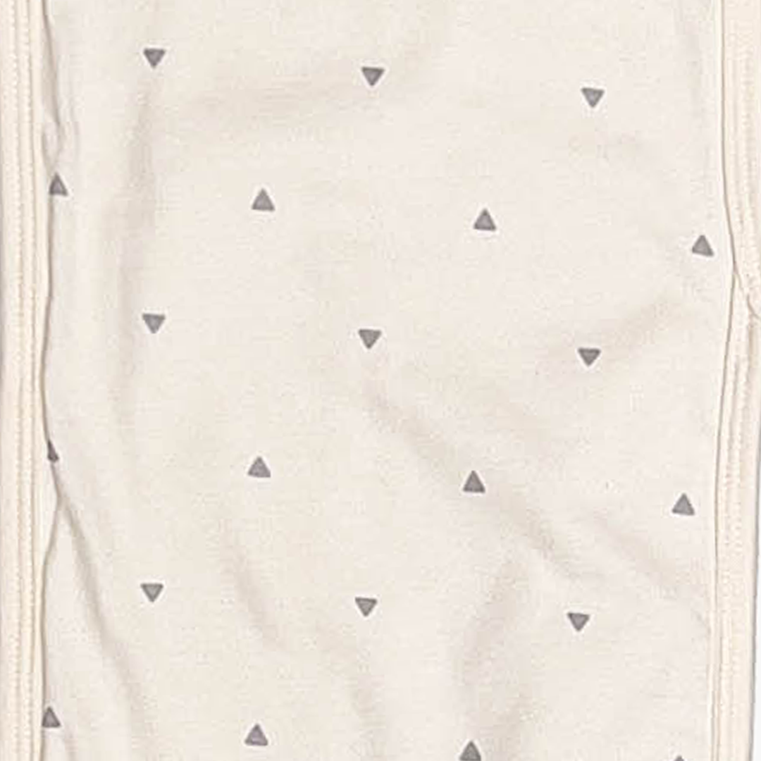 OFF WHITE TRIANGLE PRINT BURP CLOTH