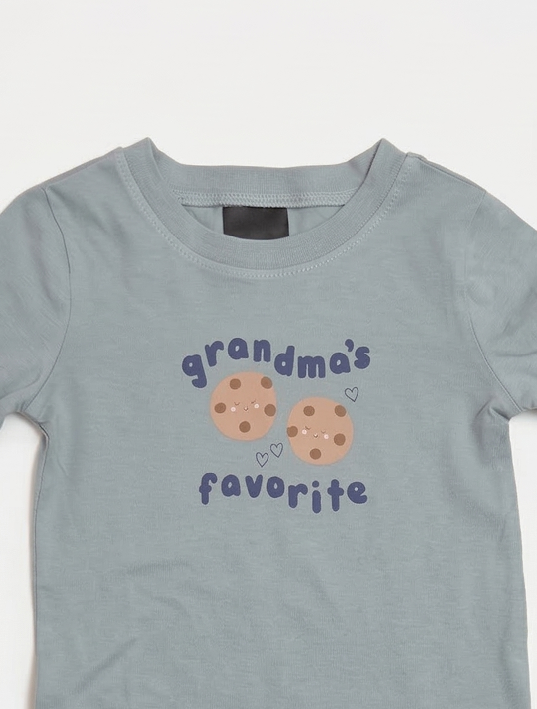 BLUE COOKIE PRINTED ONESIE