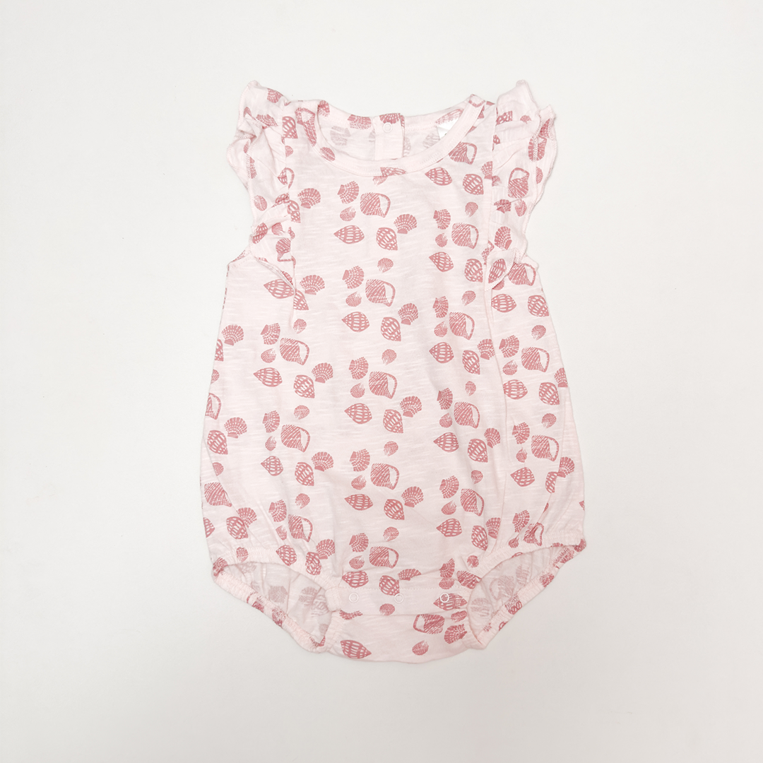 PINK RUFFLED ONESIE
