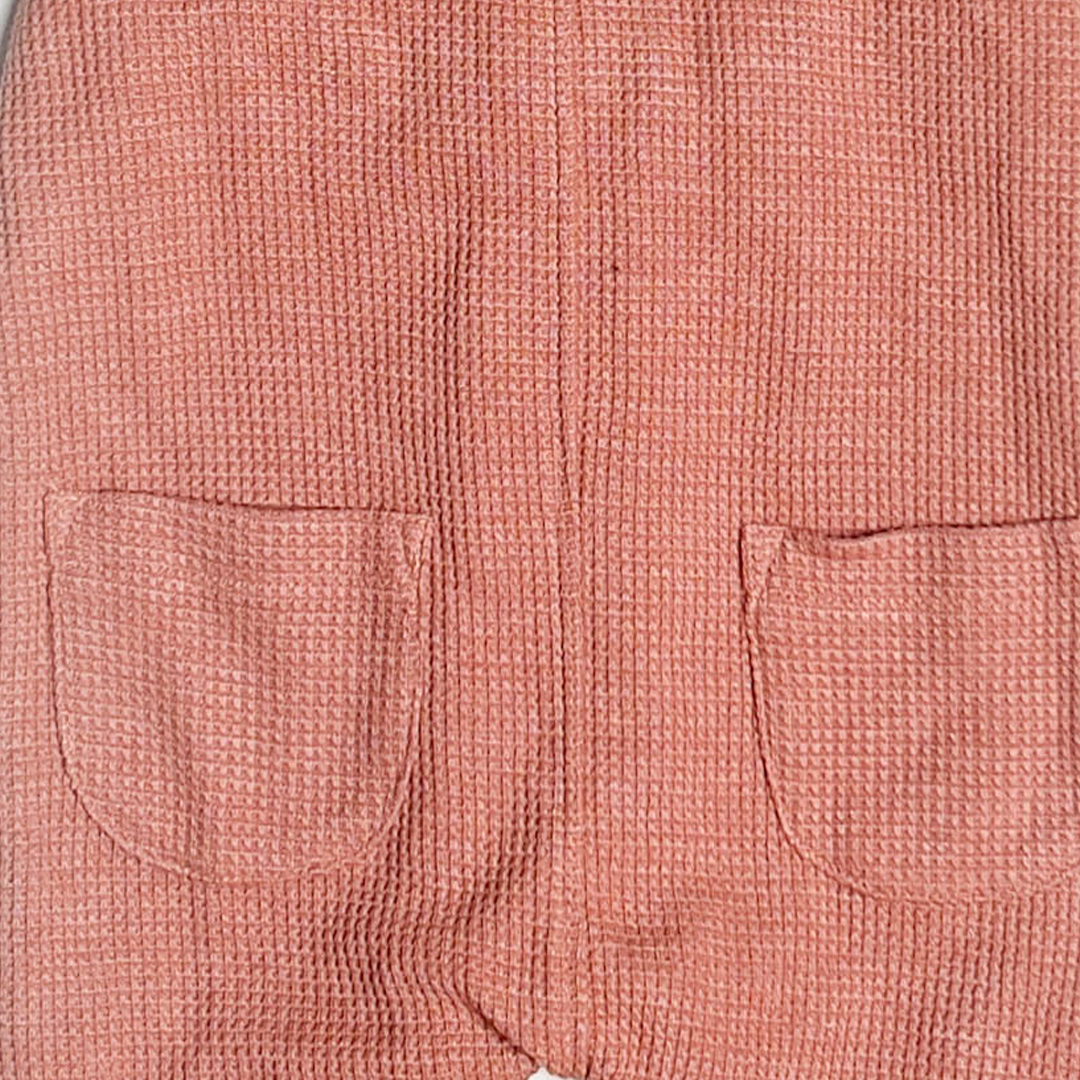 CHESTNUT KNITTED DUNGAREE