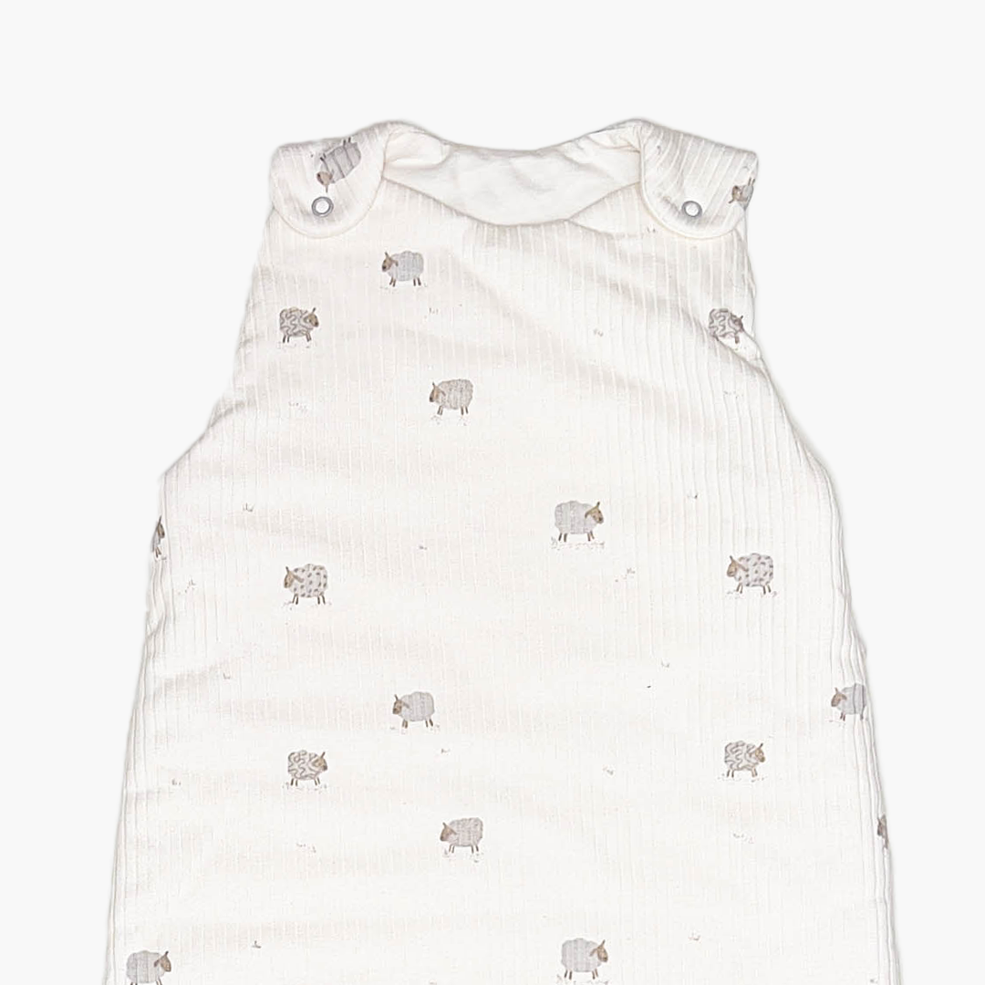 SHEEP PATTERNED RIBBED SLEEPING BAG