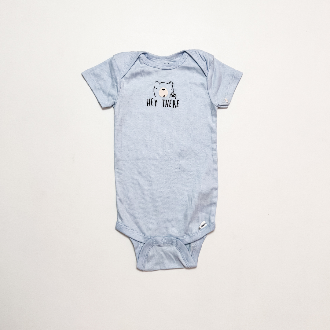BLUE PRINTED ONESIE