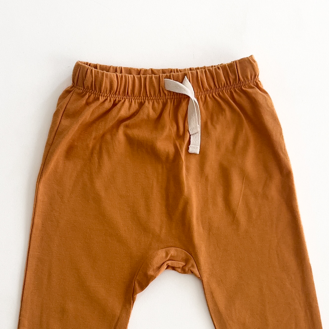 MUSTARD YELLOW COTTON PANTS