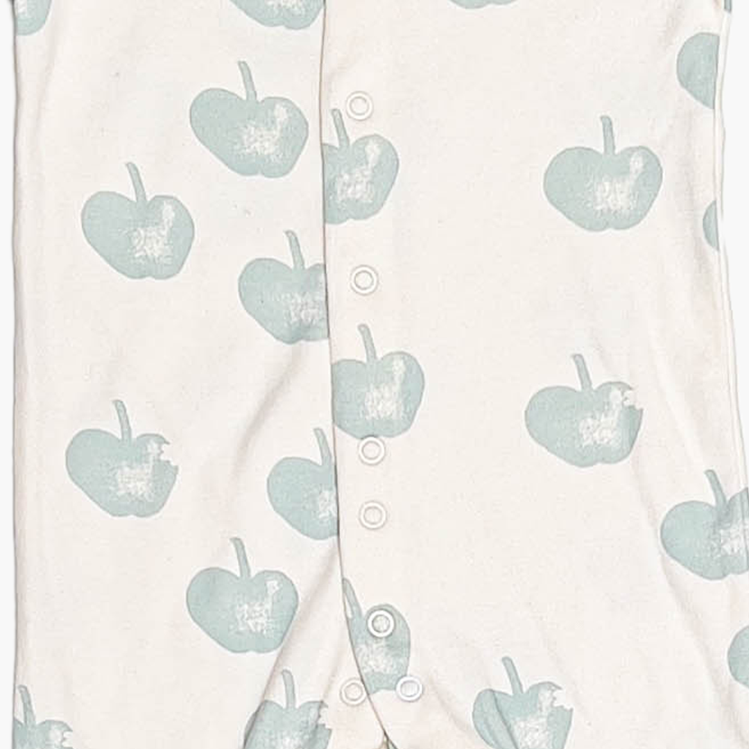 GREEN APPLE PRINTED SLEEPSUIT