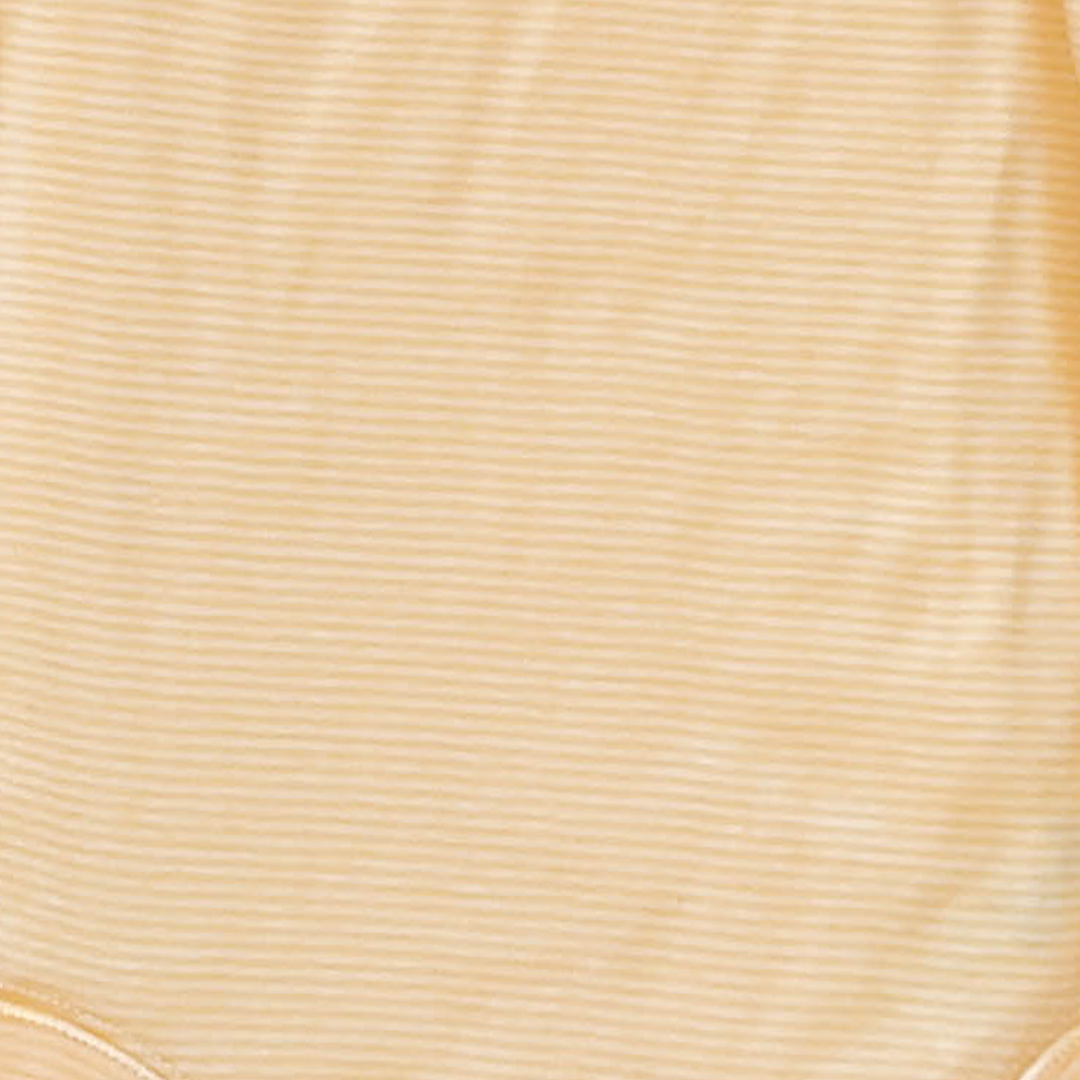 YELLOW STRIPED ONESIE