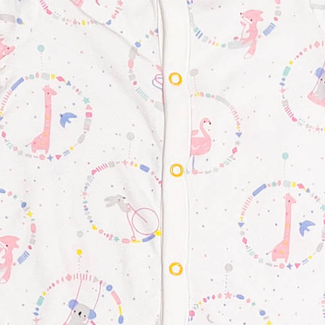 WHITE PRINTED JUMPSUIT