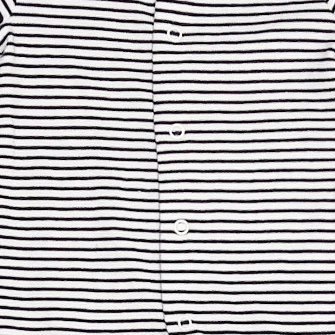 NAVY BLUE STRIPED SLEEPSUIT