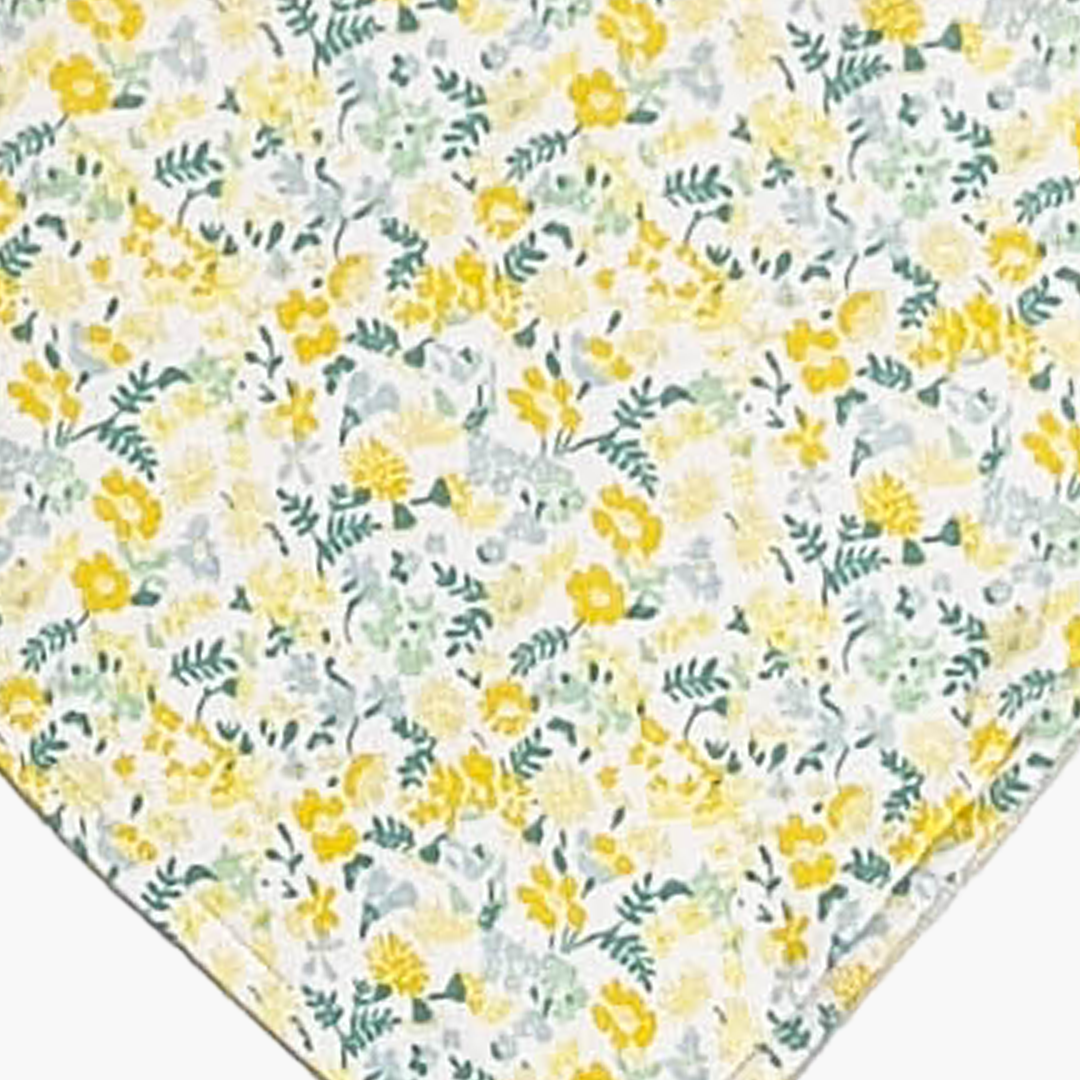 YELLOW FLORAL BIBS