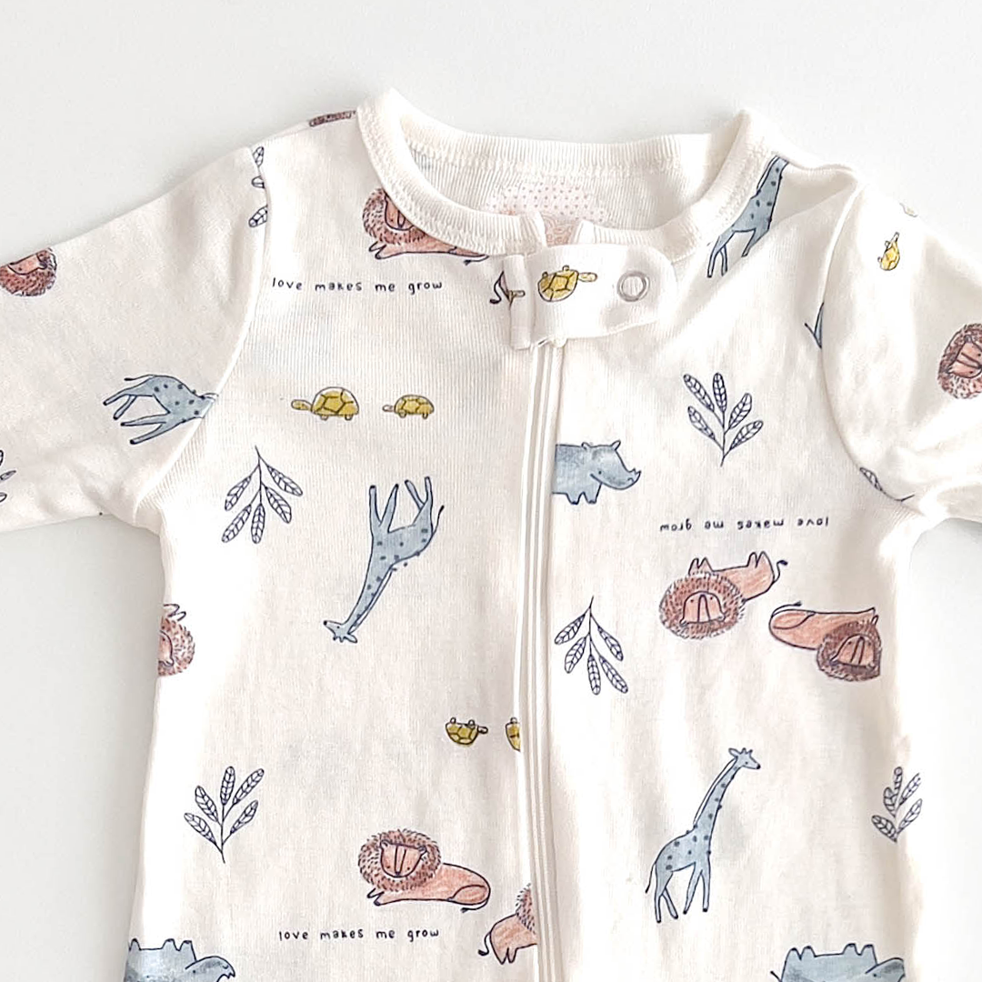 CARTER'S ANIMAL PRINT SLEEPSUIT