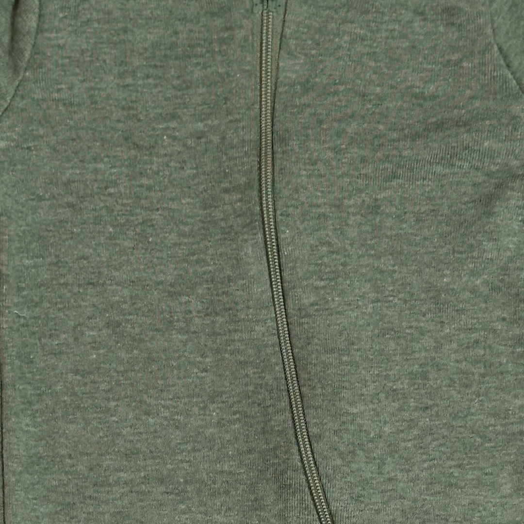 GREEN ZIPPER SLEEPSUIT