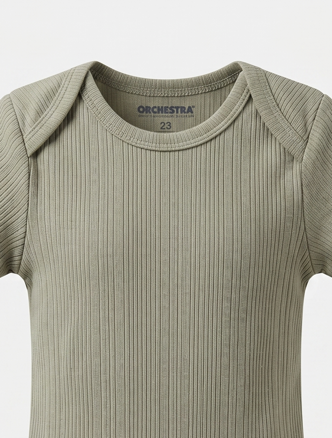 SAGE GREEN RIBBED ONESIE