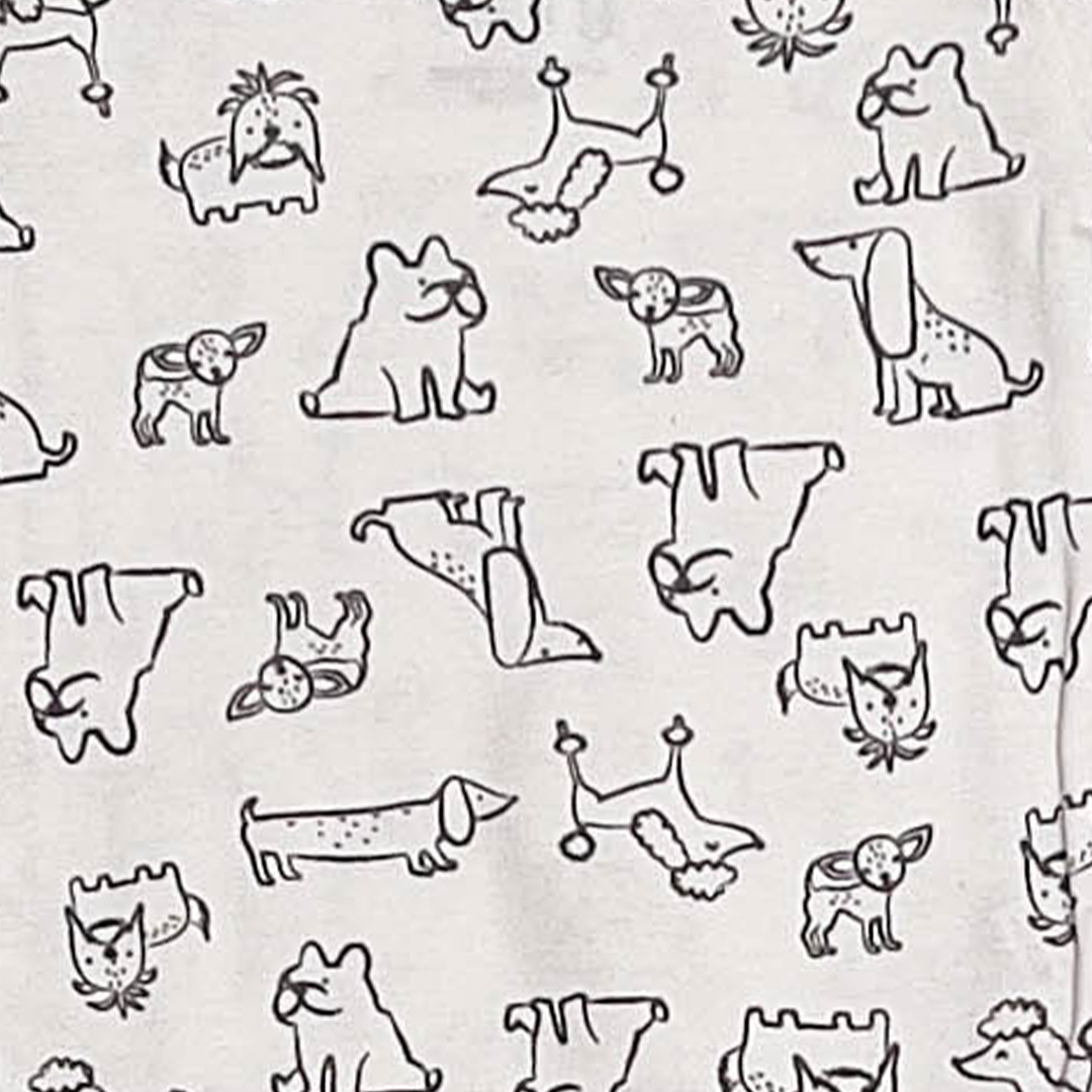 OFF WHITE ANIMAL PRINTED ONESIE