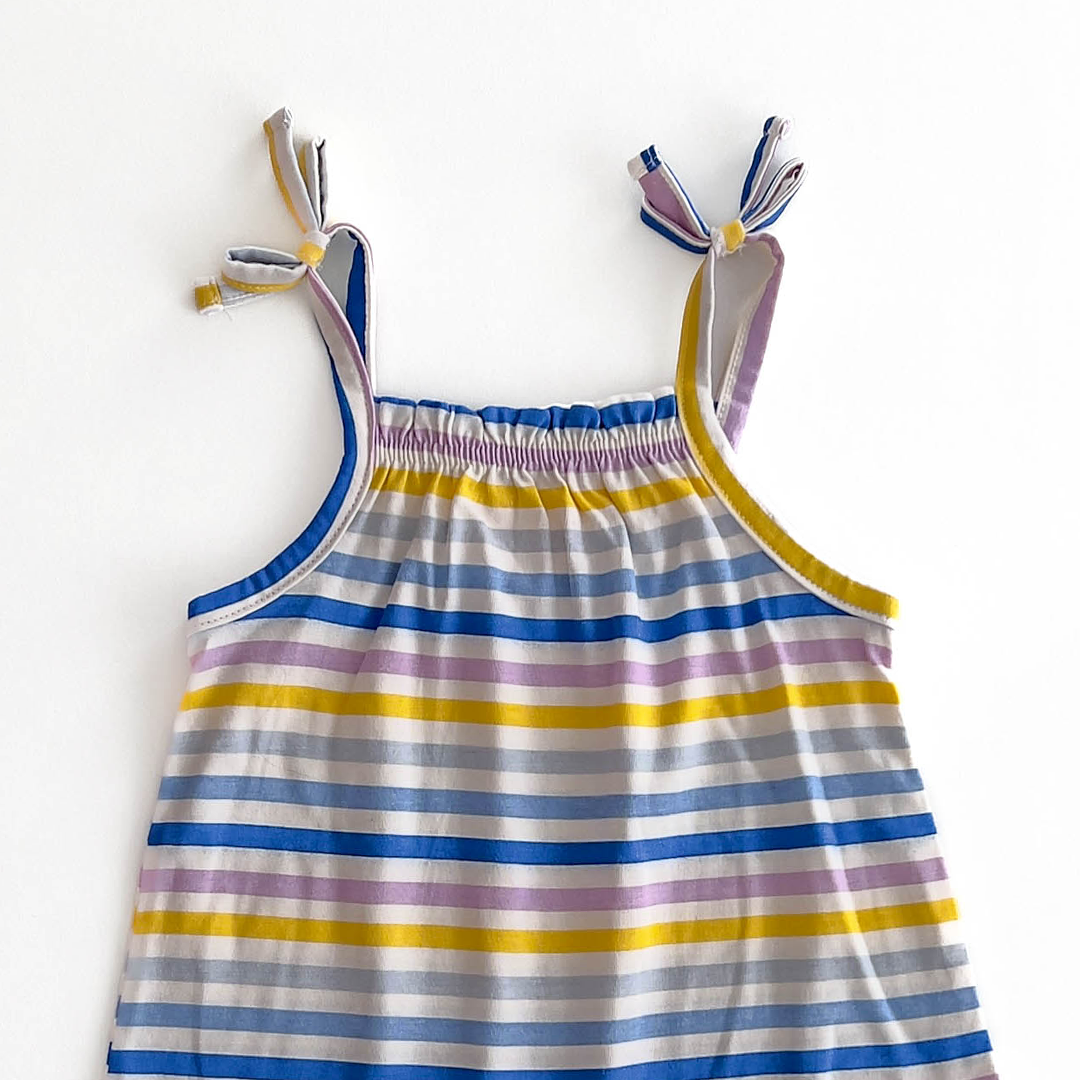 MULTICOLOUR STRIPED JUMPSUIT