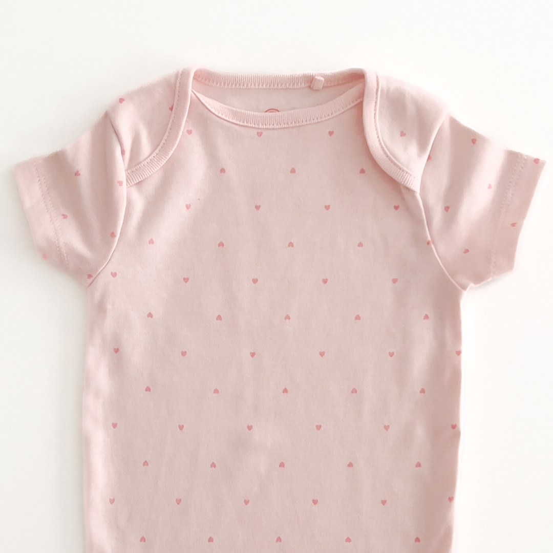 PINK LOVE PRINT ONESIE