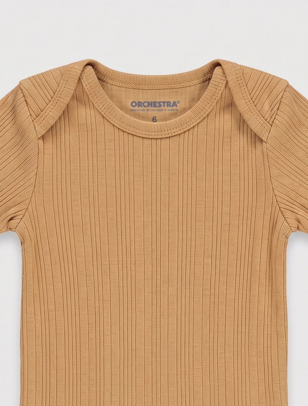 YELLOW RIBBED ONESIE