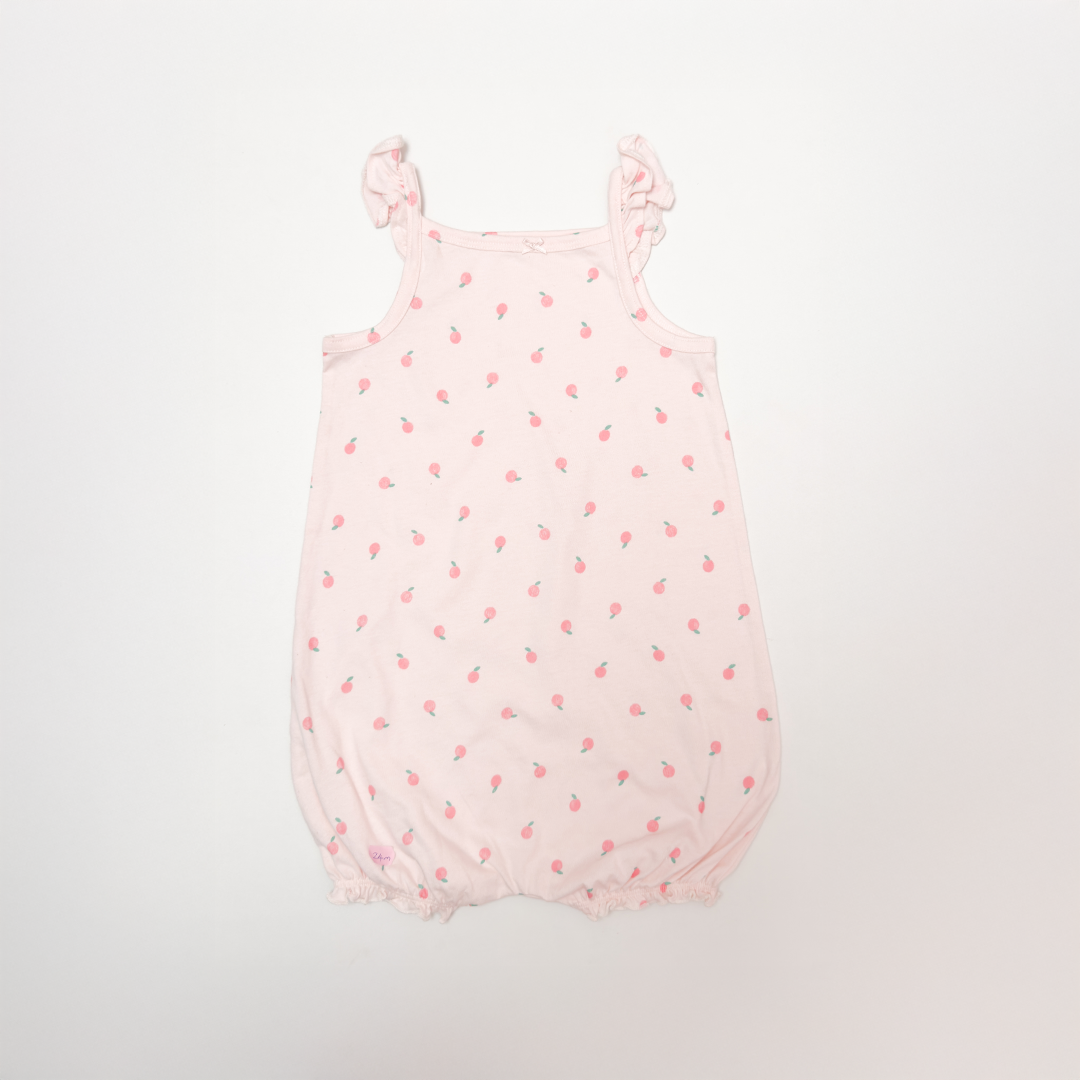 PINK FRUIT PRINTED JUMPSUIT