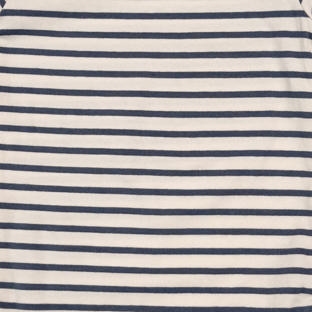 OFF WHITE STRIPED ONESIE