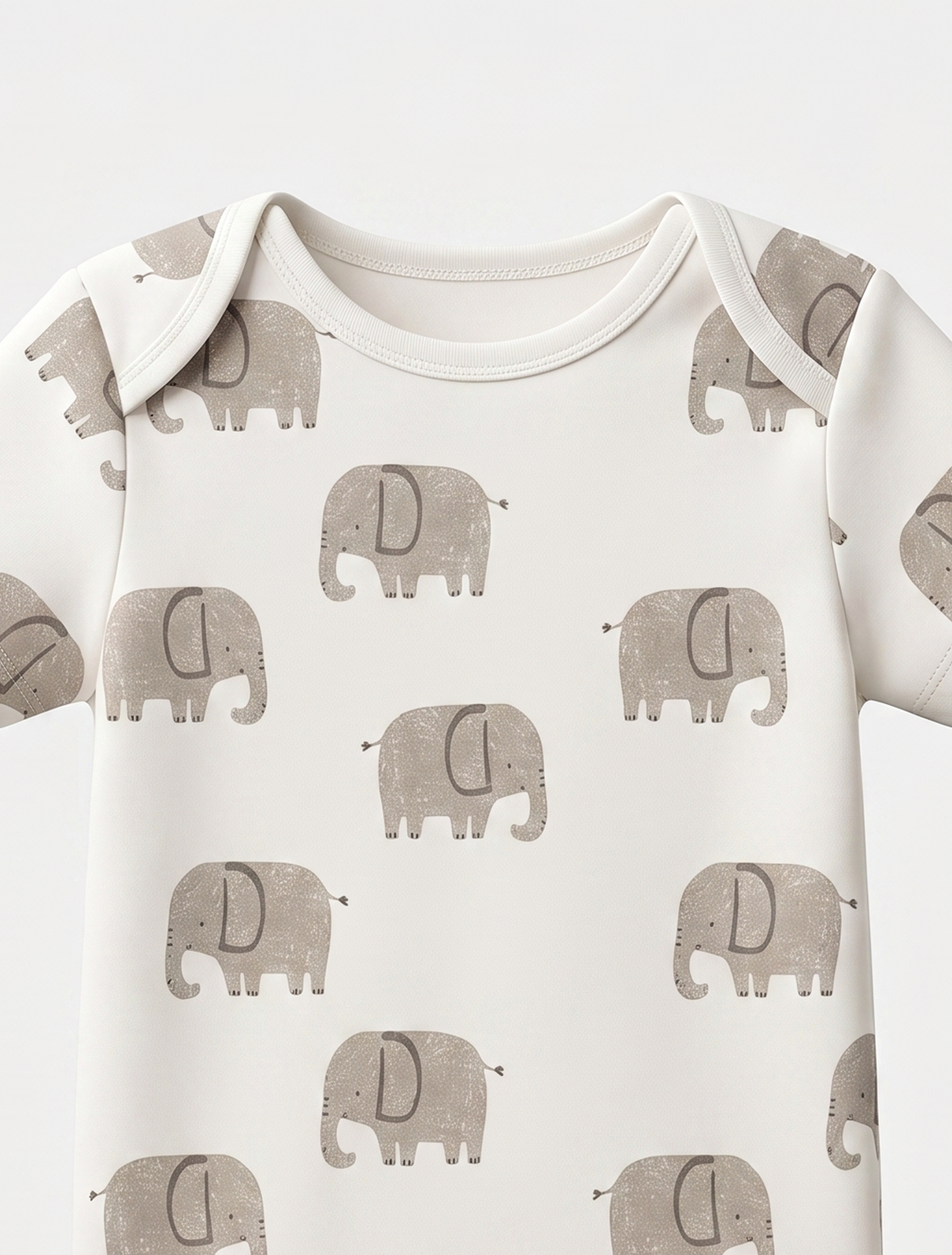 ELEPHANT PRINTED ONESIE