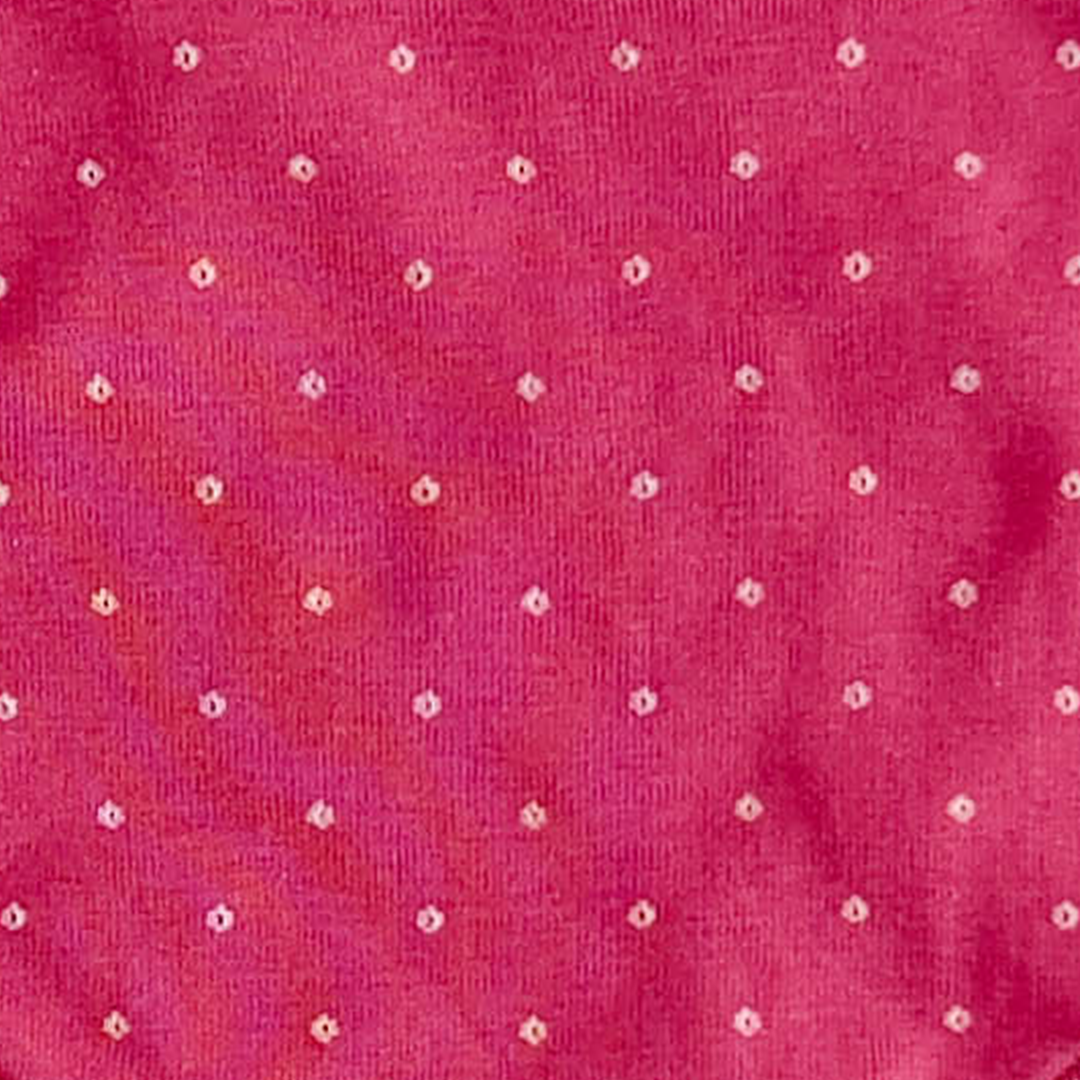 PINK FLORAL BANDANA BIB
