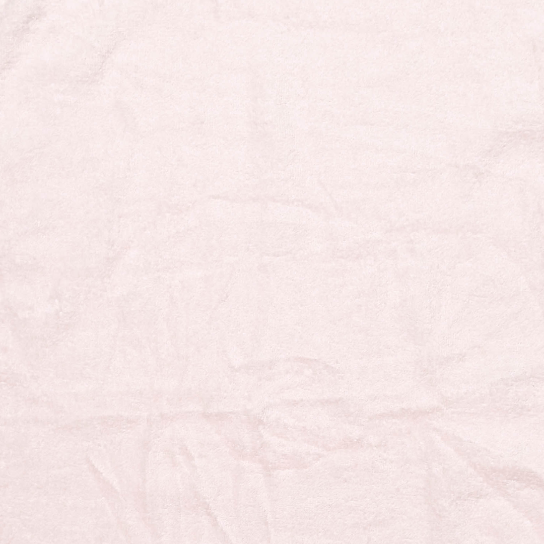 BABY PINK VELVET SCALLOP BABY HAND TOWEL