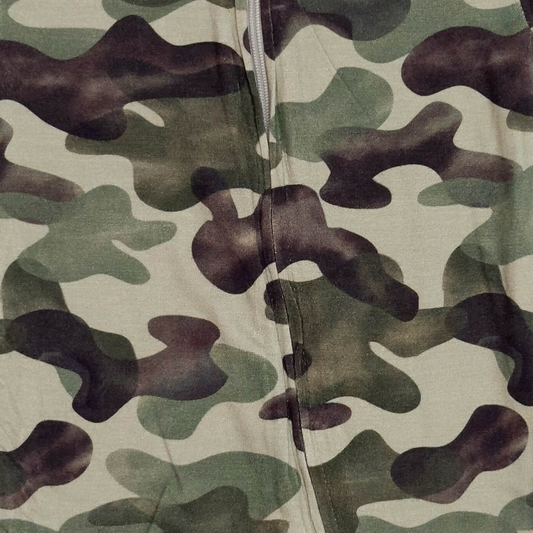 ARMY GREEN VISCOUS ZIPPER JUMPSUIT