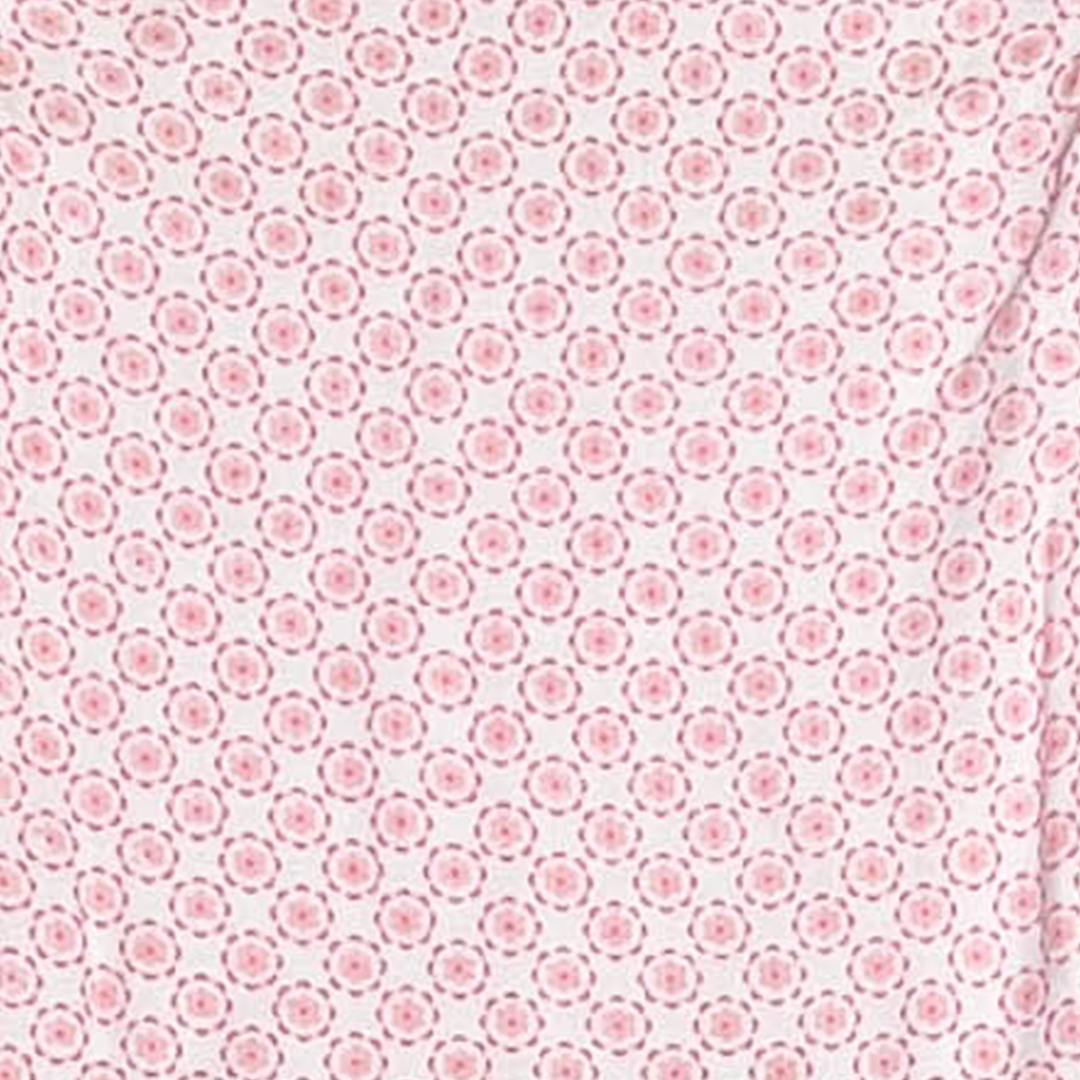 PINK FLORAL PRINTED ONESIE