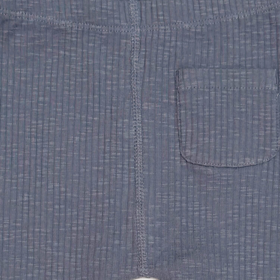 GREY BLUE RIBBED PANT
