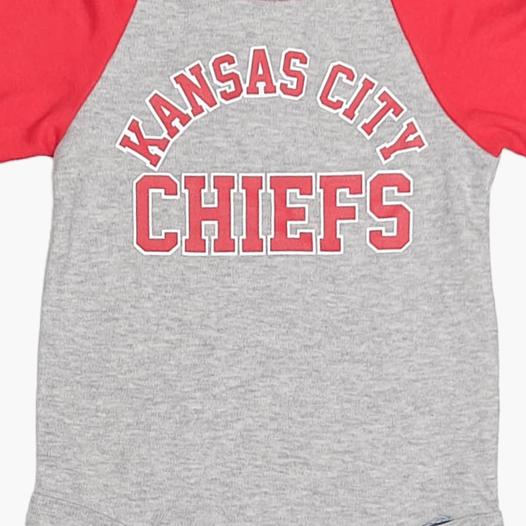 GREY RED PRINTED ONESIE