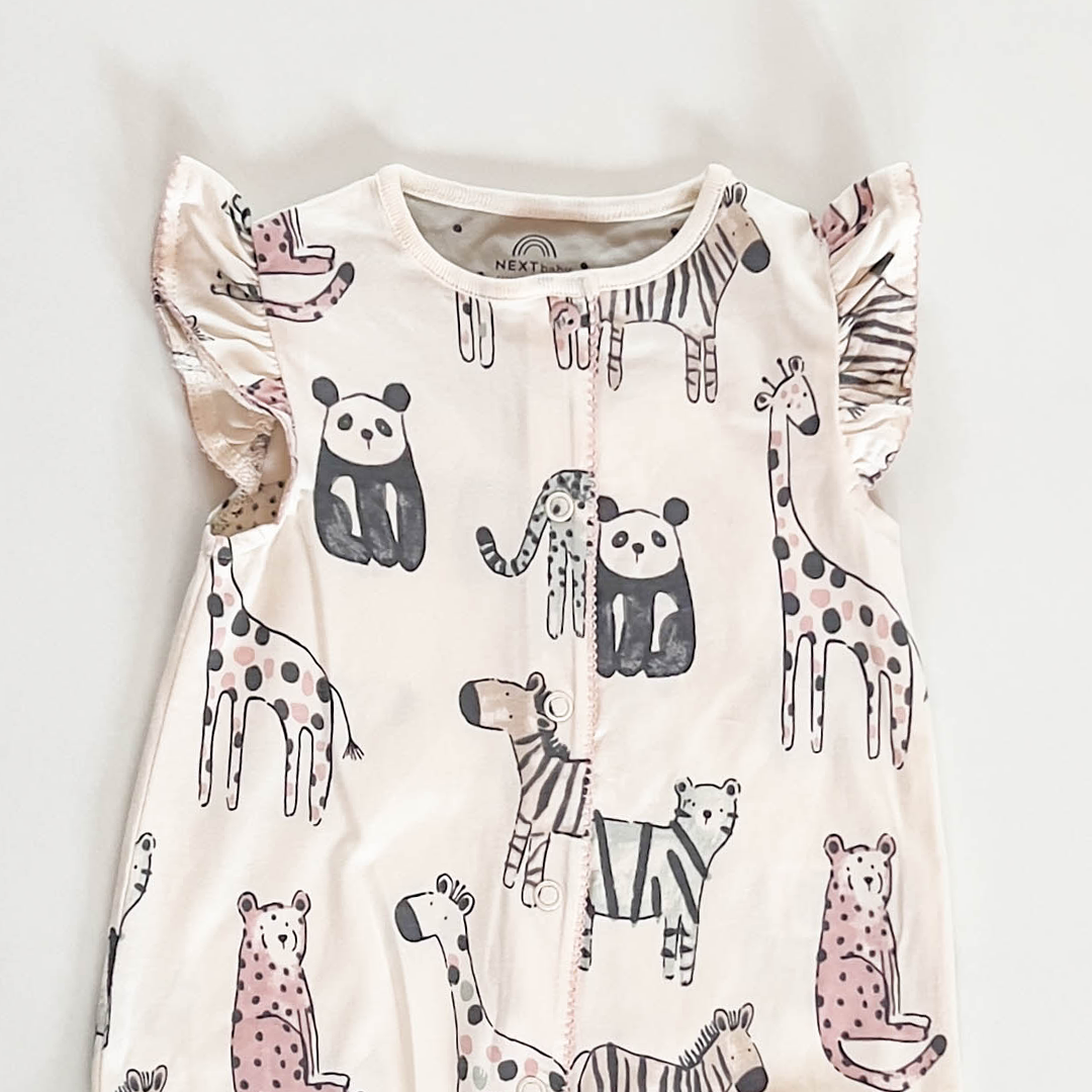 OFF WHITE ANIMAL PRINTED JUMPSUIT