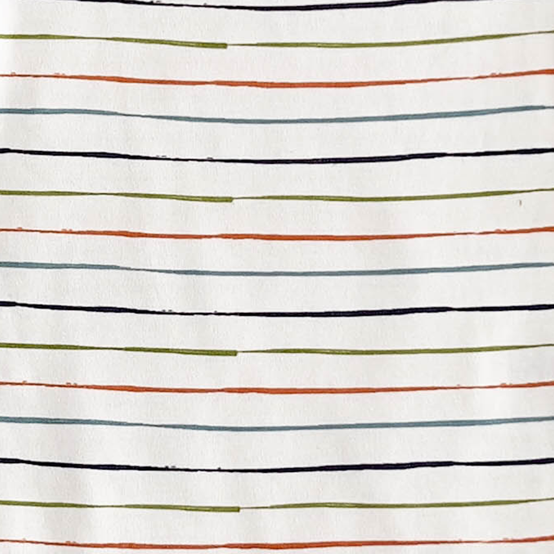 MULTICOLOUR STRIPED ONESIE