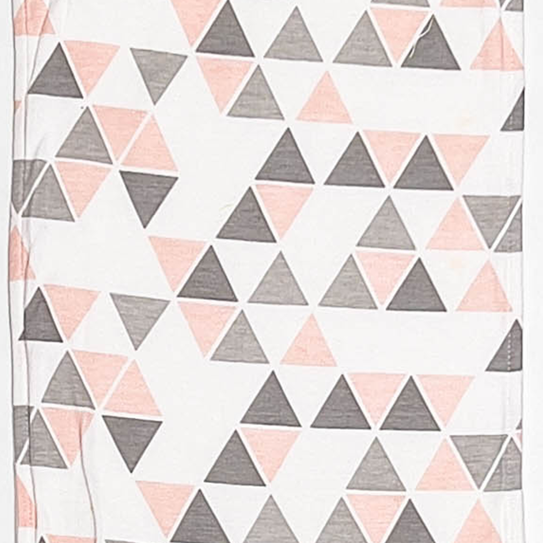 TRIANGLE PATTERNED BURP CLOTHES