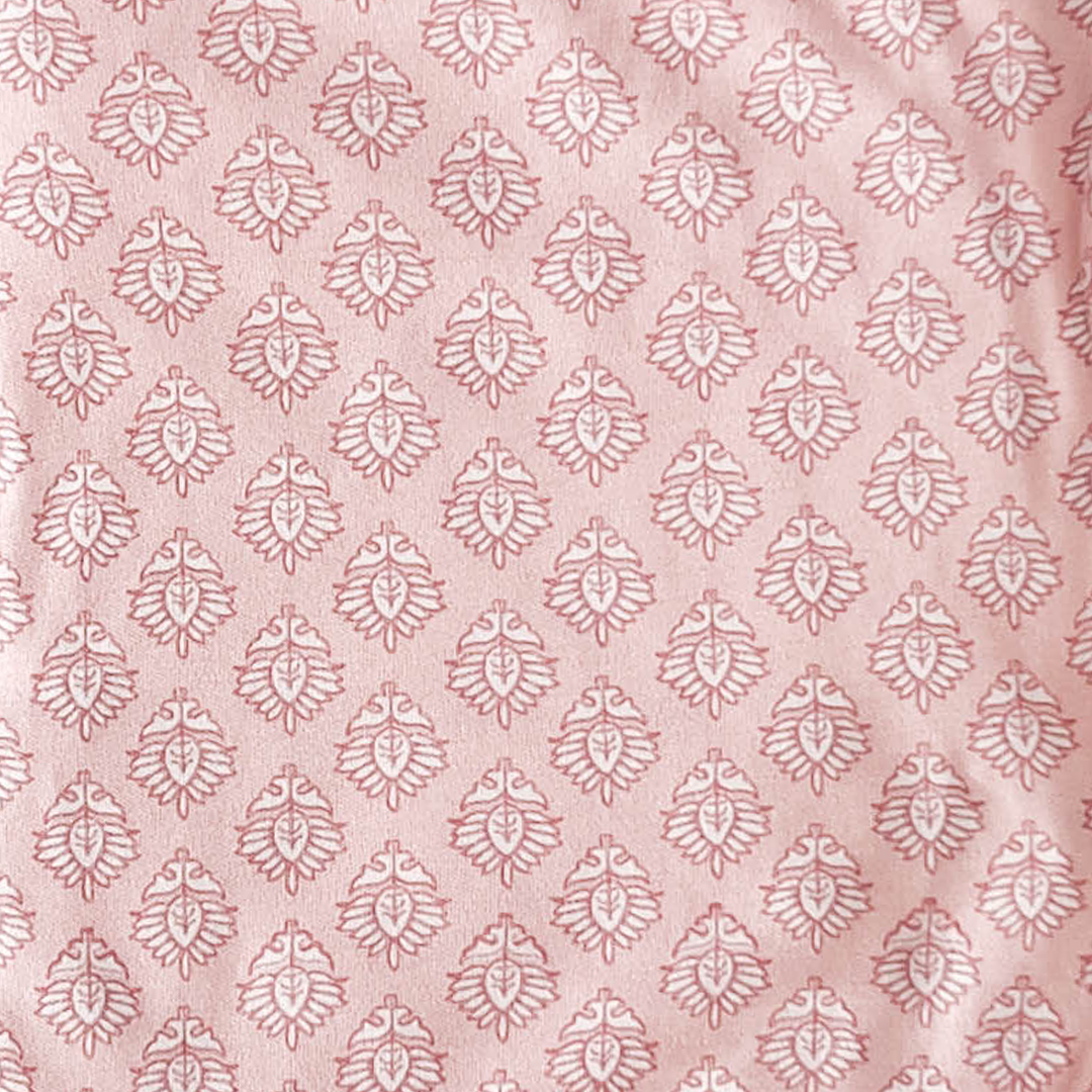 PEACH PARFAIT COLOUR PATTERNED ONESIE