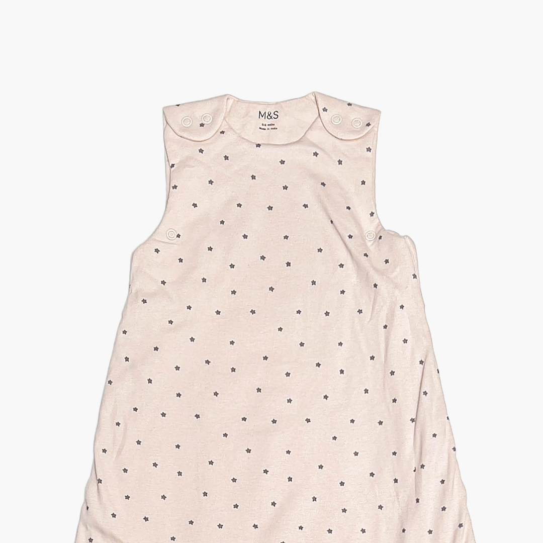 BEIGE STAR PATTERNED SLEEPING BAG