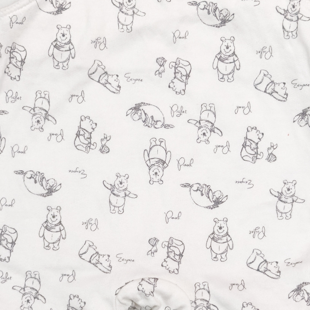WHITE PHOO PRINTED DUNGAREE