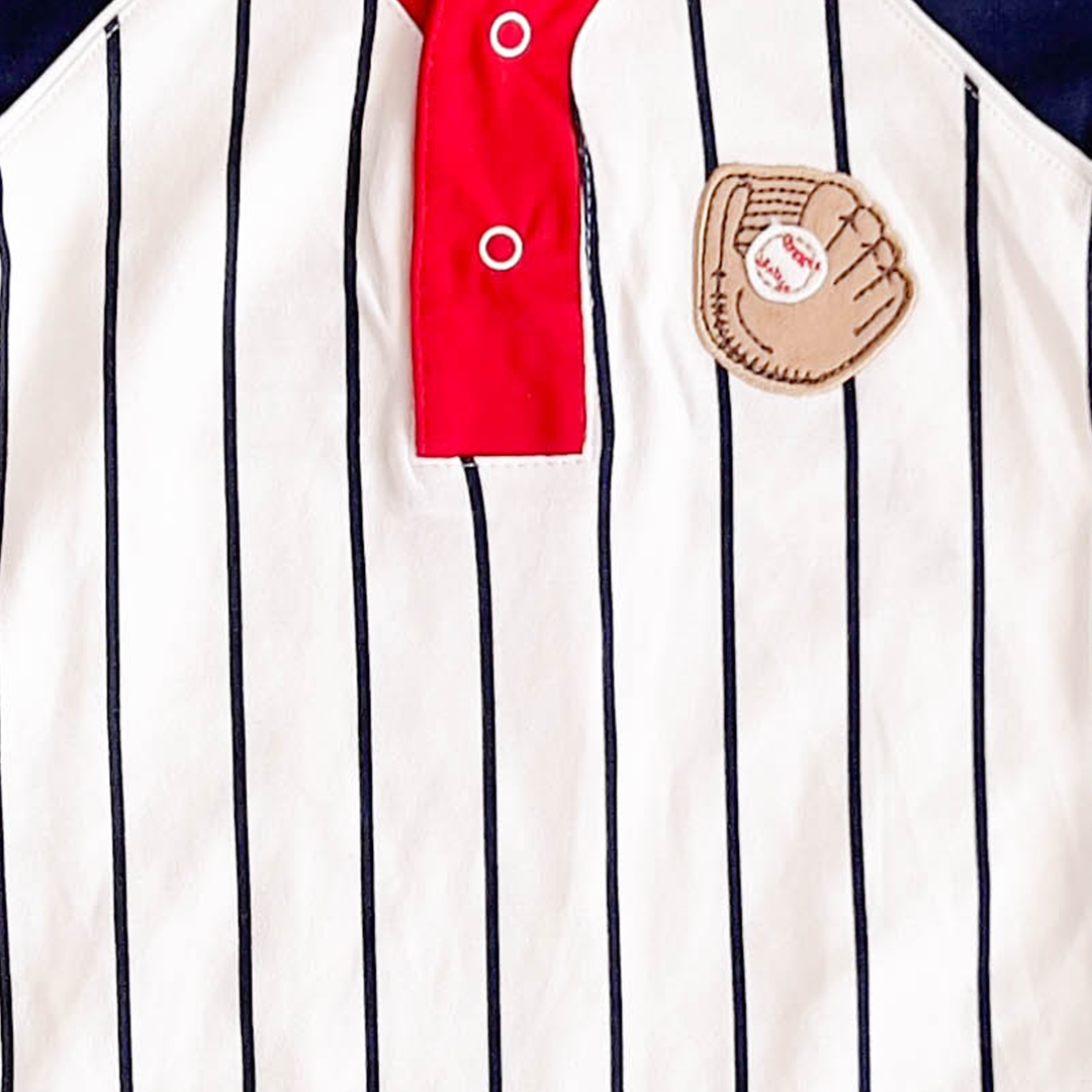 BOYS STRIPED JUMPSUIT