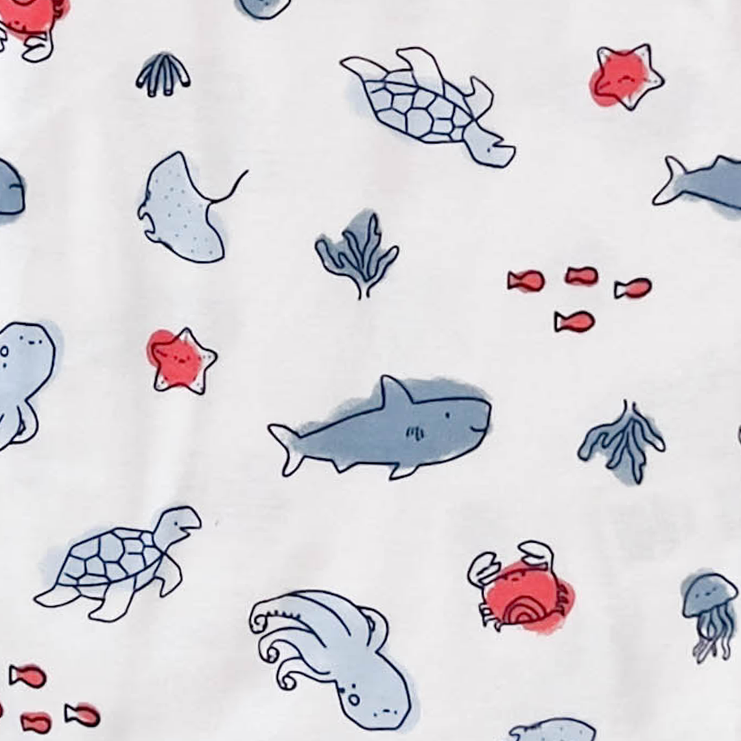 SEA PRINTED ONESIE