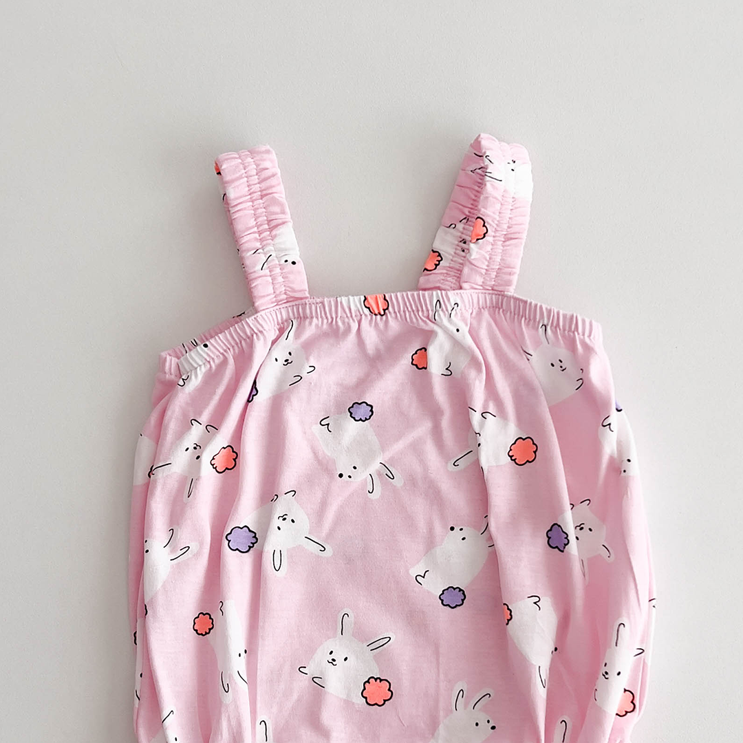 PINK BUNNY FANCY ONESIE