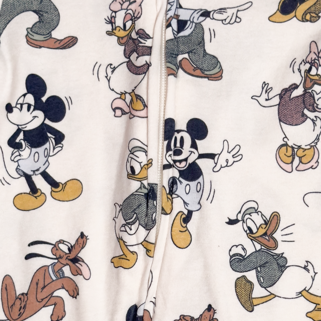 OFF WHITE MICKEY ZIPPER SLEEPSUIT