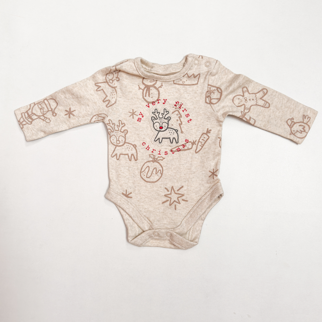 MY FIRST CHRISTMAS ONESIE