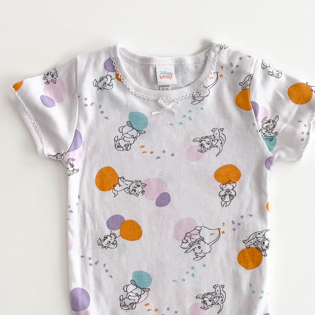 DISNEY BABY ANIMAL PRINTED ONESIE