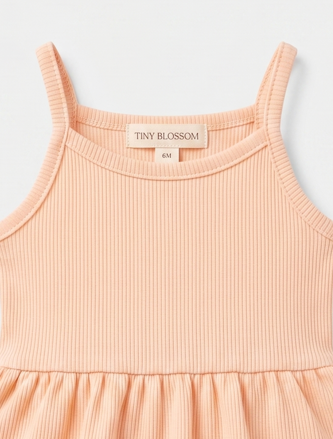 CREAMY PEACH POINTELLE SUNSUIT