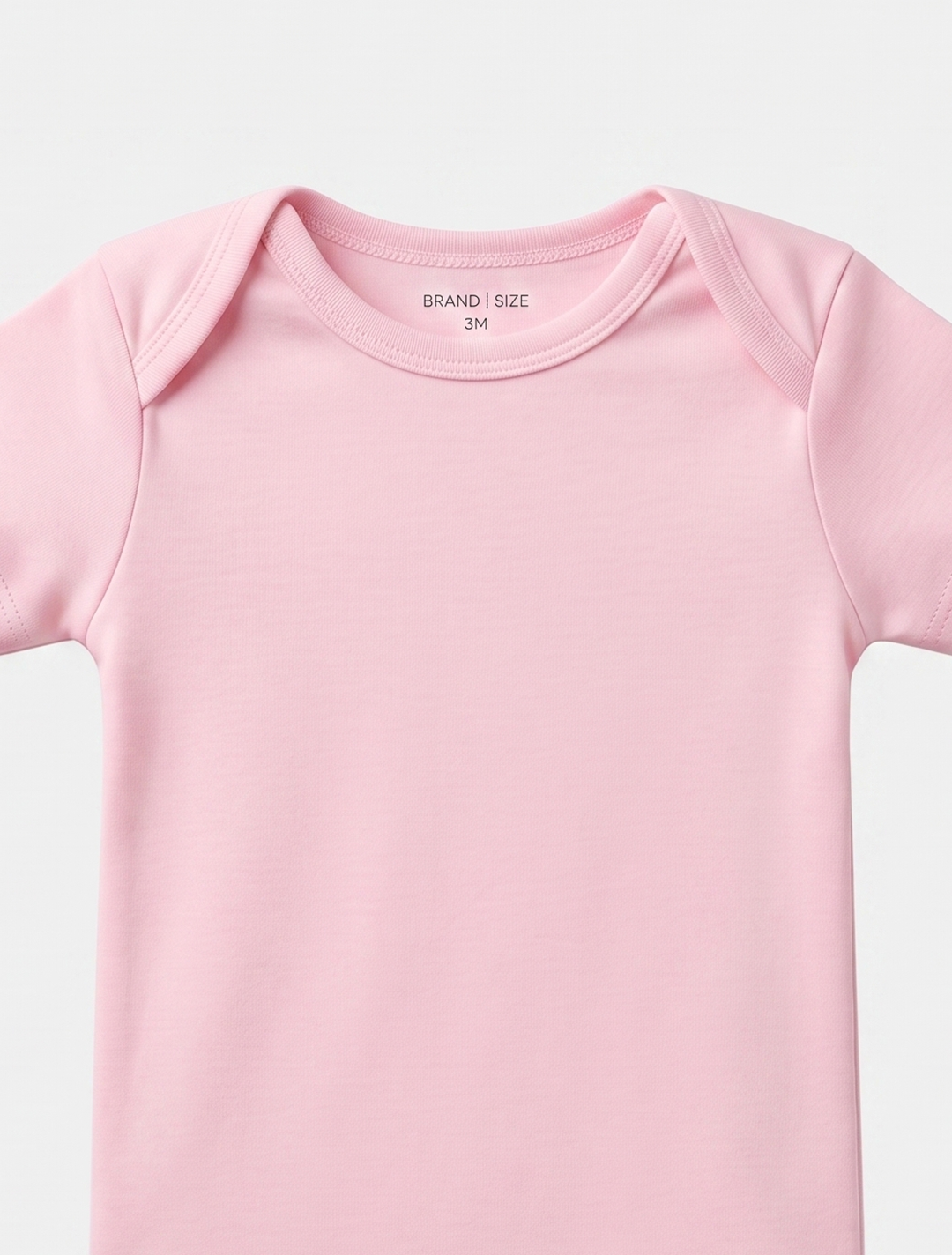 BABY PINK PLAIN ONESIE
