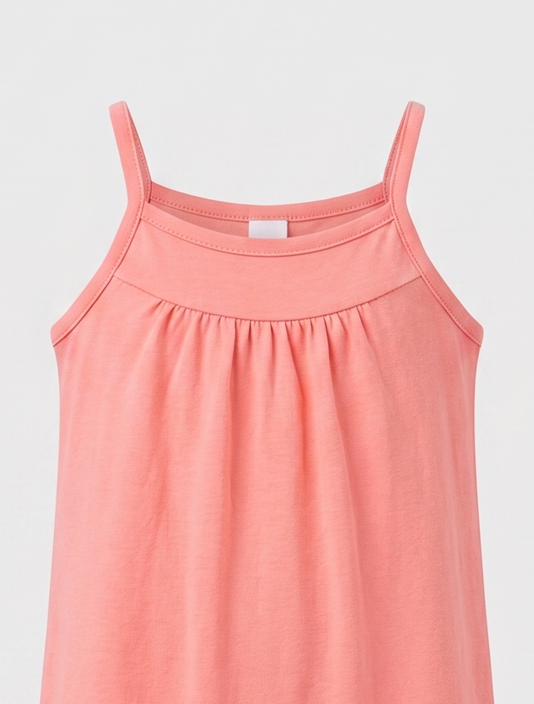 PEACH PINK FANCY ROMPER