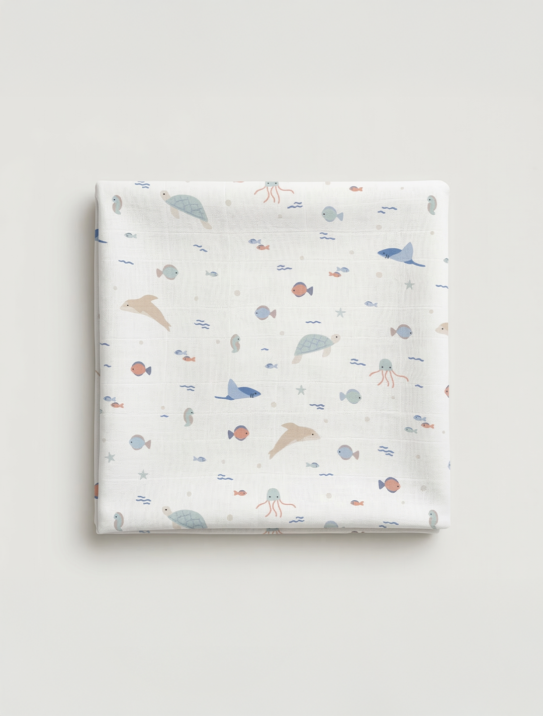 ORGANIC COTTON MUSLIN CLOTH SWADDLE